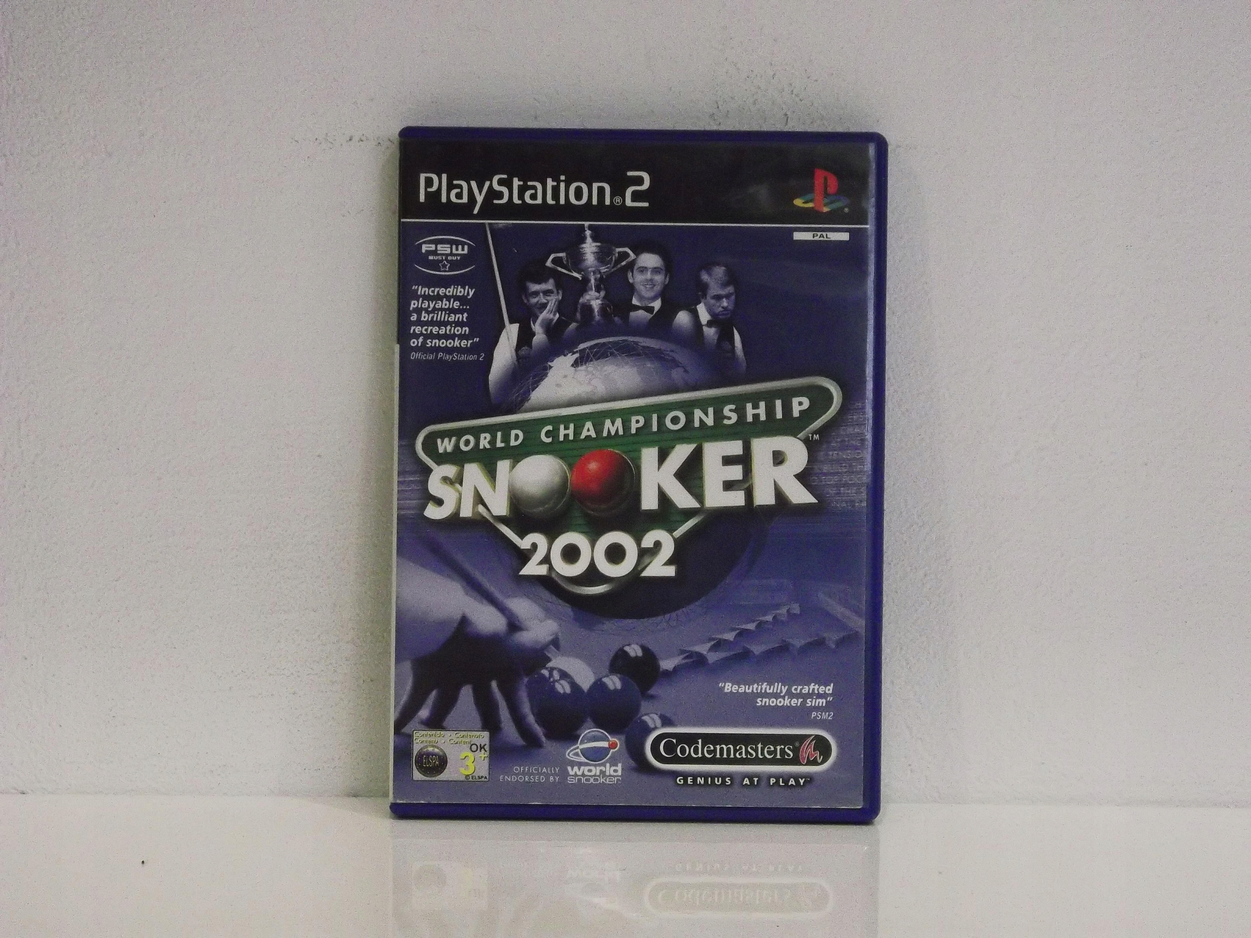 WORLD CHAMPIONSHIP SNOOKER 2002 PS2 Platforma PlayStation 2 (PS2)