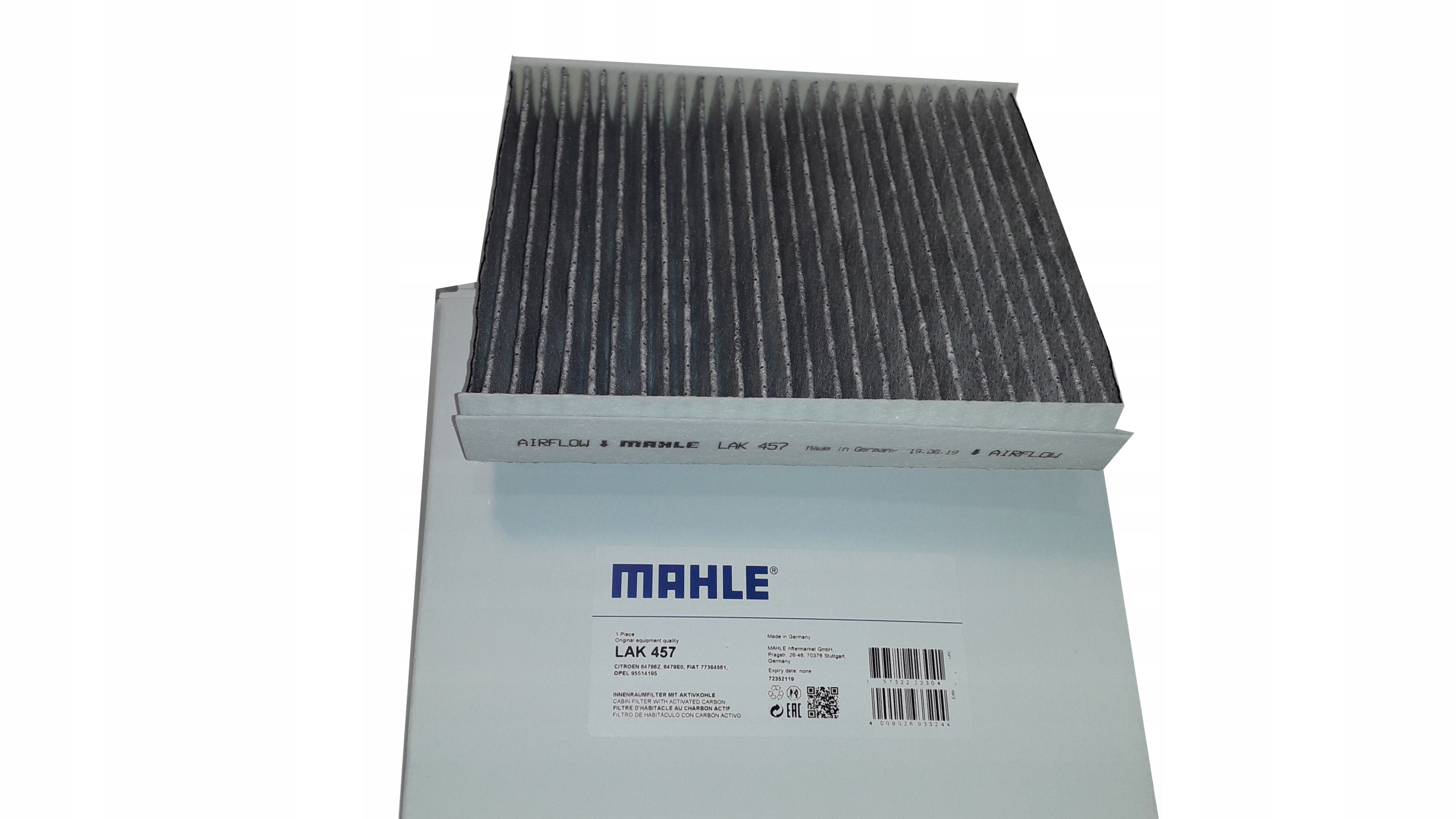 457 - KNECHT САЛОННИЙ ФІЛЬТР LAK457 FIAT TIPO DOBLO NEMO