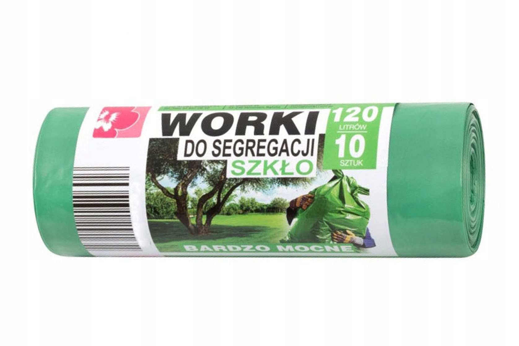 

Worki d Segregacji Śmieci Zielone Szkło 120L 10szt