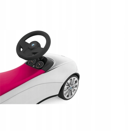 OE BMW BABY RACER III JEZDZIK BIALO MALINOWY Weight with packaging 3 kg
