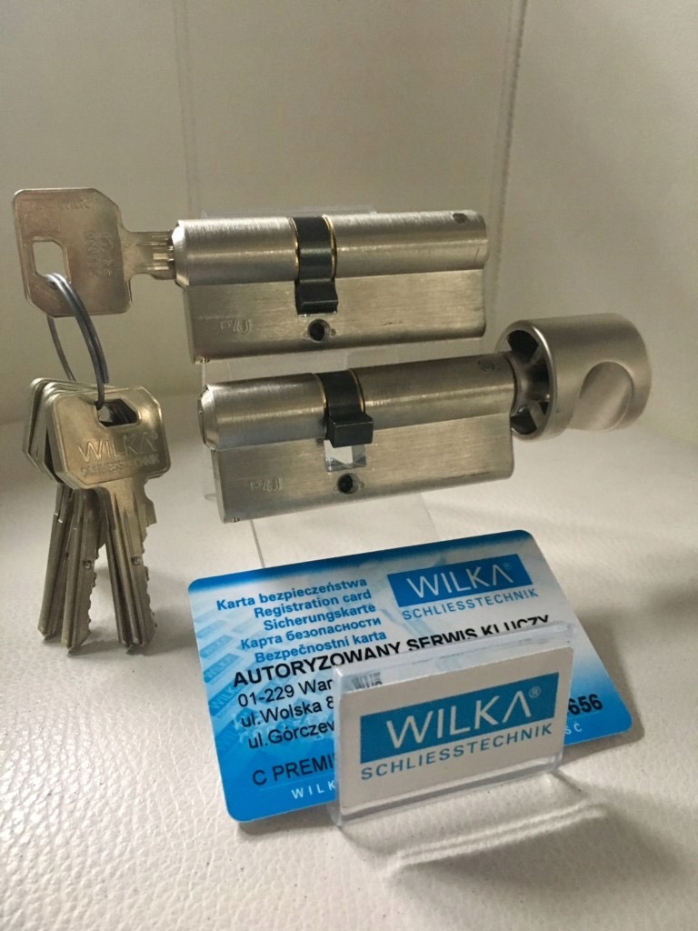 Wkładki Wilka C Premium 45/50+45/50G Atest C Nowa