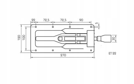 SPINACZ BURTY ZAMEK ZAMKNIĘCIE BURTY ZACZEP HAK Marka Inna