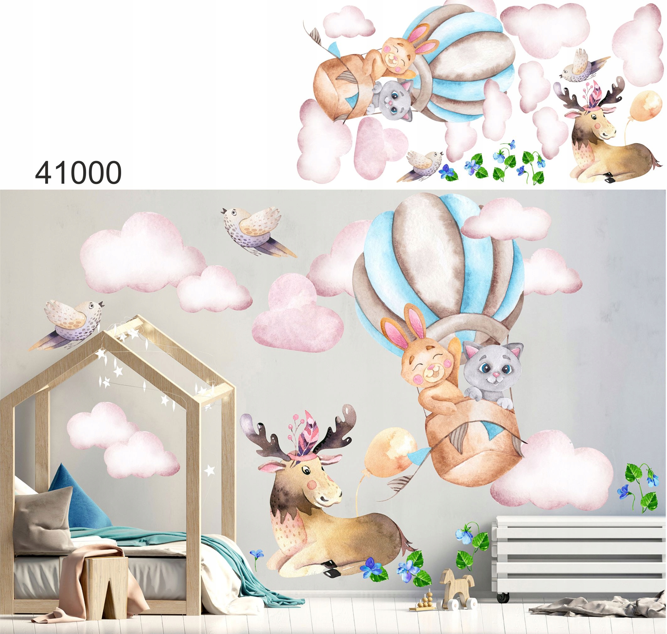 naklejki dla dzieci na ścianę ścienne malowane 200 Marka Naklejkomania