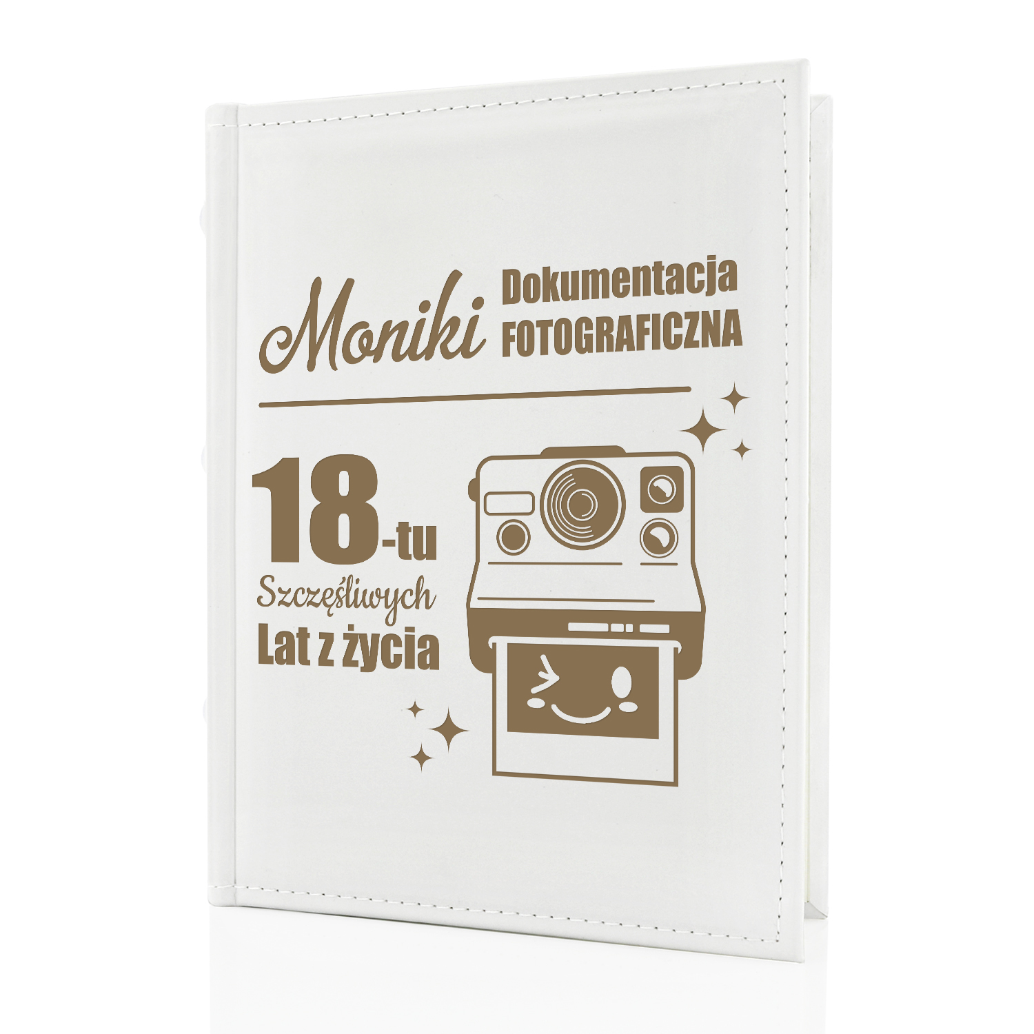 Album na zdjęcia na 18 urodziny dziewczyny Grawer