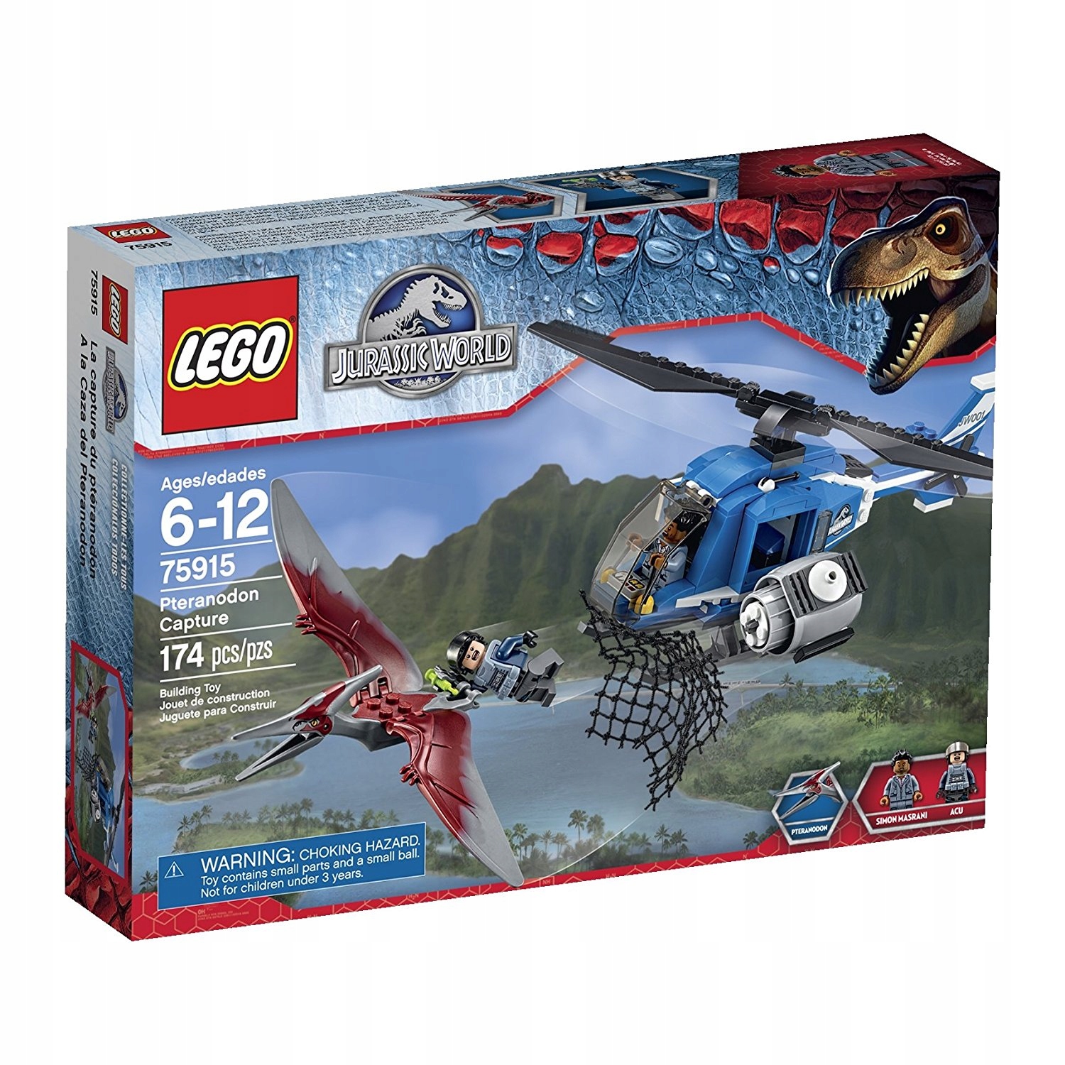 Lego Jurassic World 75915 Pteranodon Capture Unikat