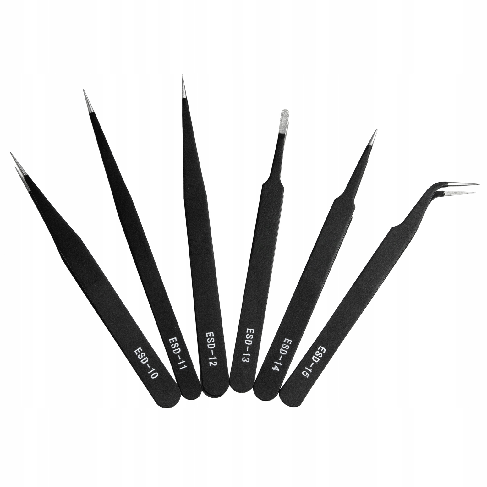 

Pęseta Pinceta Esd Antystatyczna Metalowa 6 Sztuk