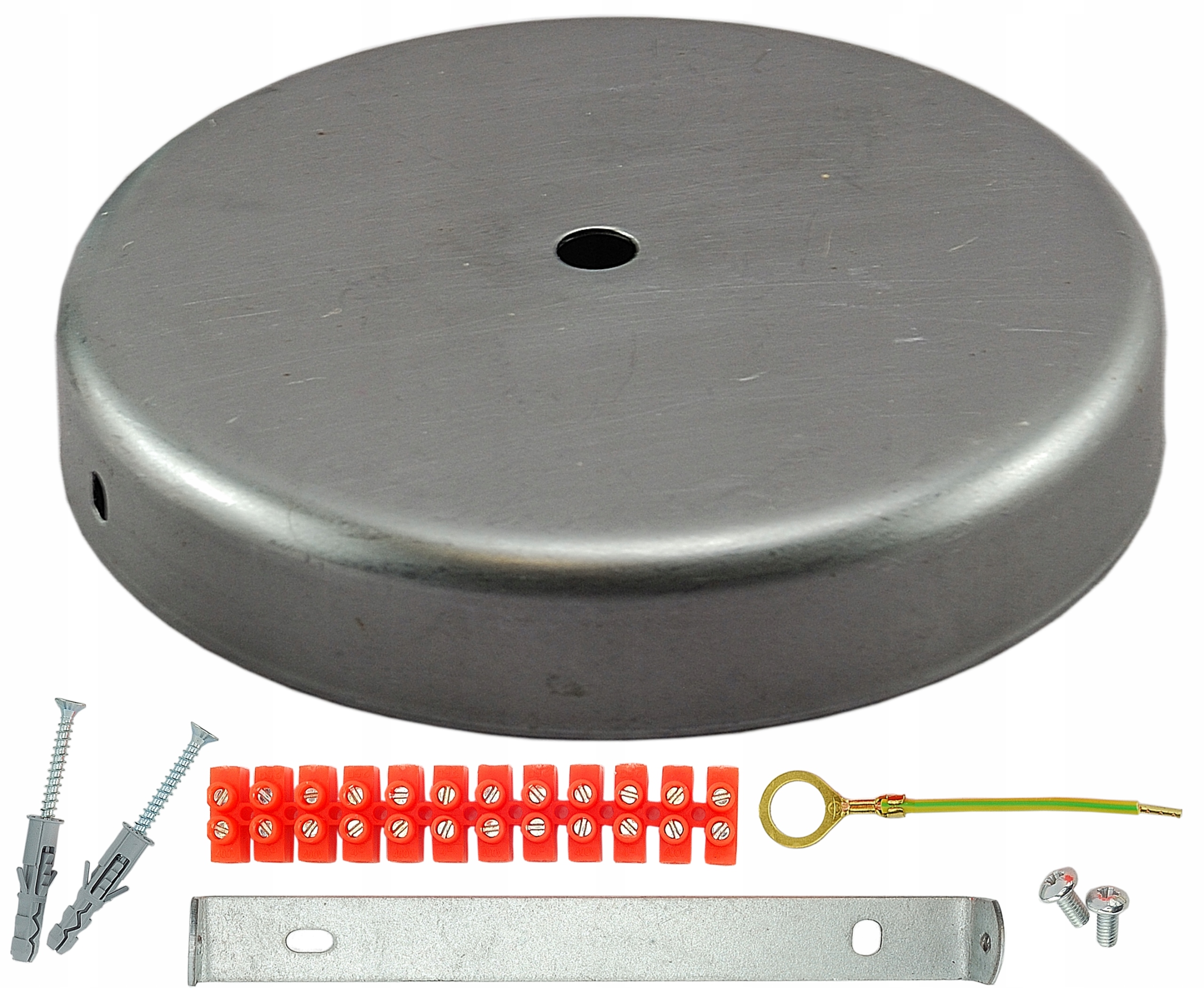 

stalowa podsufitka puszka do lamp pająk Loft 13cm