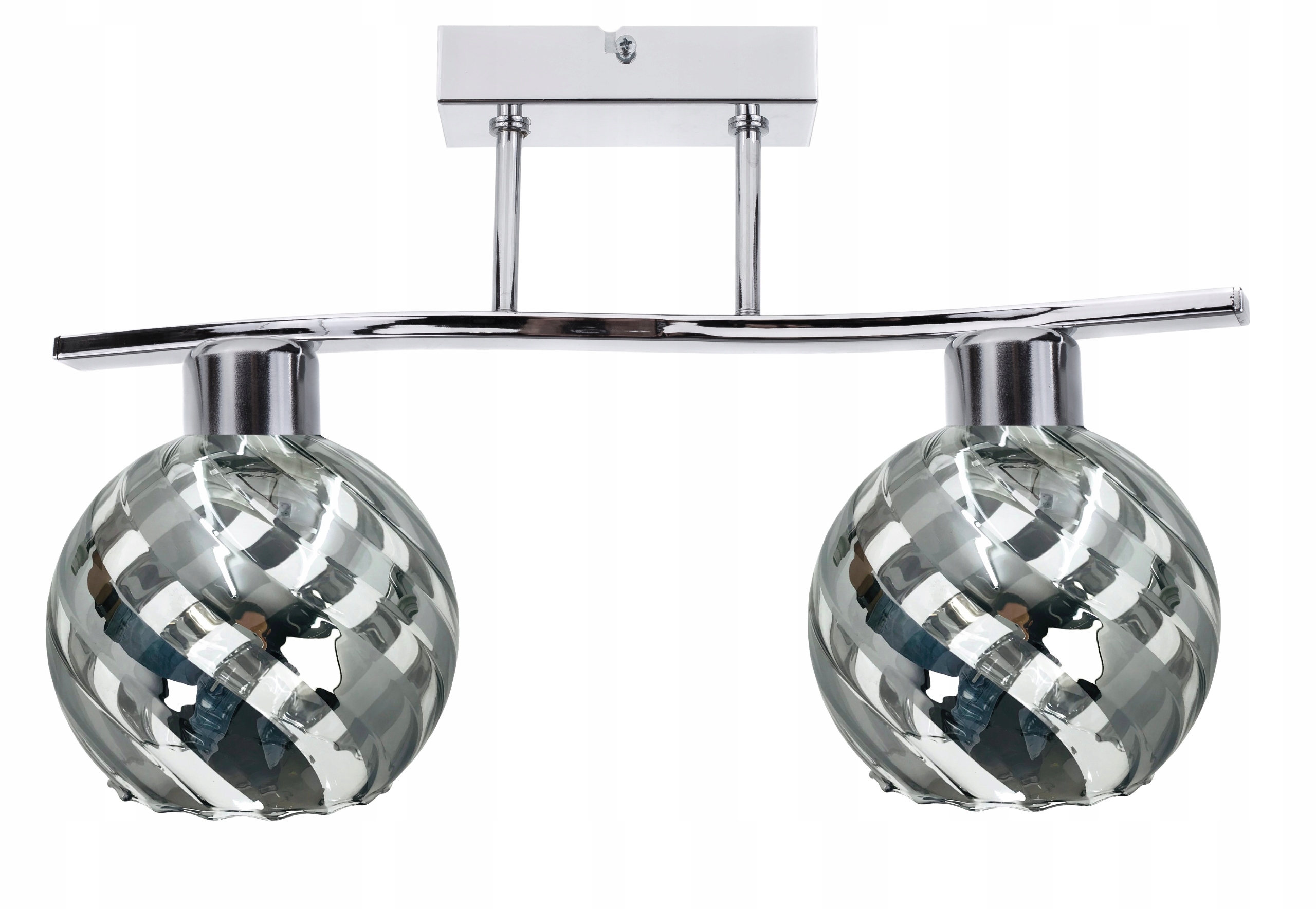 

Lampa wisząca Plafon Chrom Żyrandol Kryształki e27