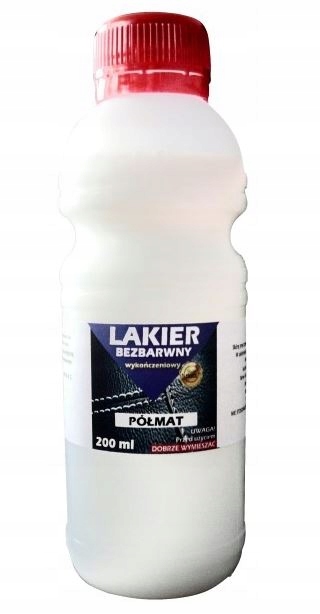 LAKIER BEZBARWNY RENOWACJA SKÓRY SKÓR 200ml