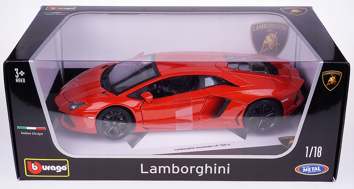 LAMBORGHINI AVENTADOR LP 700-4 MODEL BBURAGO 1:18 (5906952800956