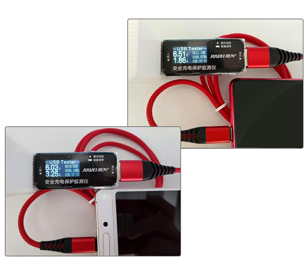 KABEL USB 3.1 TYP-C WZMACNIANY QUICK CHARGE 3.0 2M Zgodność ze standardem Quick Charge 3.0