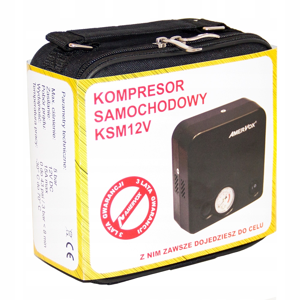 Автомобильный компрессор насос 12V-3 года гарантии