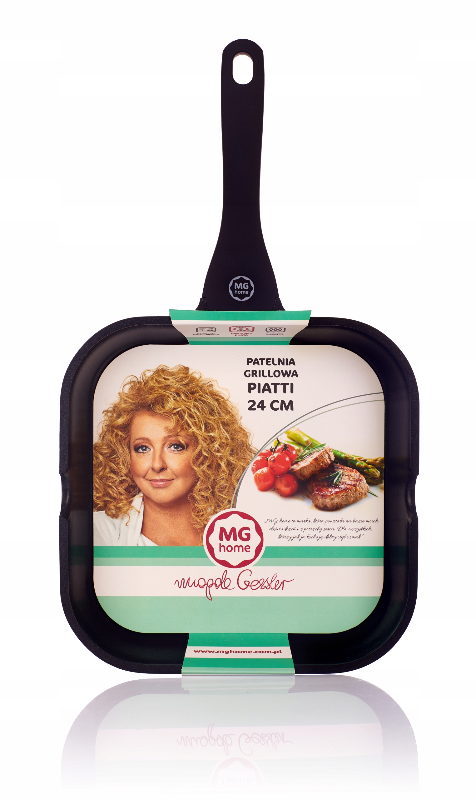 

Patelnia Grillowa Mg Home Piatti 24CM
