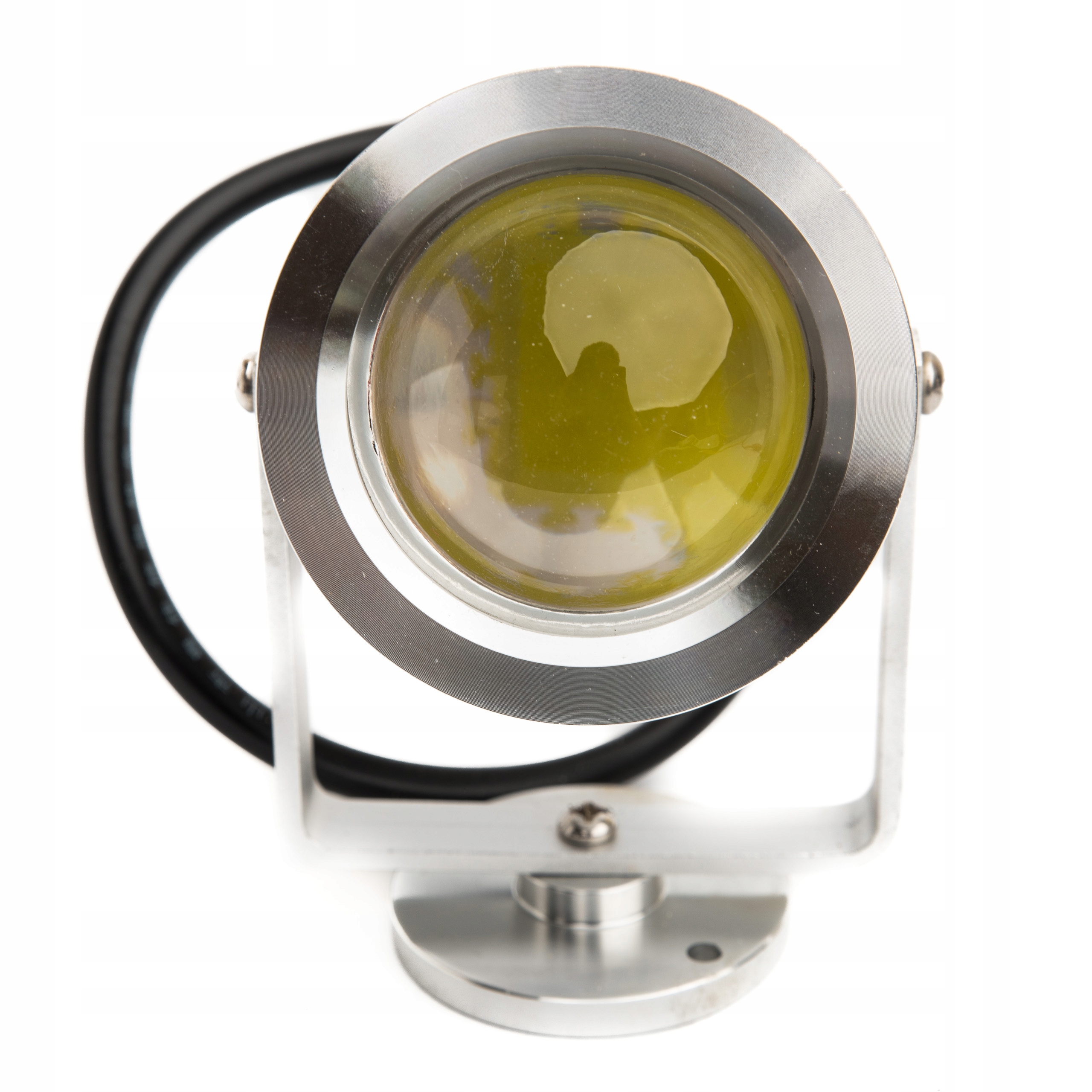 Halogen LED soczewkowy szperacz srebrny z uchwytem Producent Motocykl24