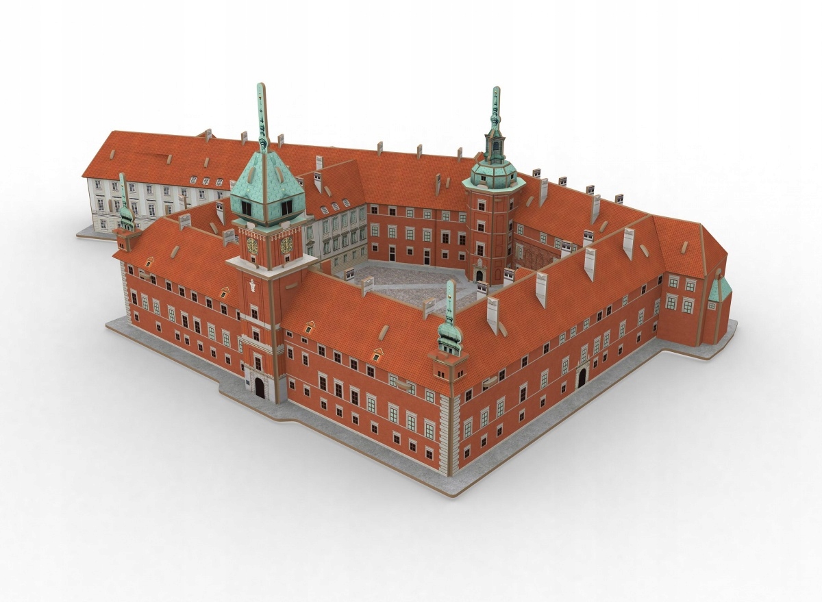 PUZZLE 3D Zamek Królewski w Warszawie KLOCKI Dante Marka Cubic Fun