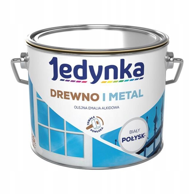 

Farba Jedynka do drewna i metalu Biały Połysk 2,5L