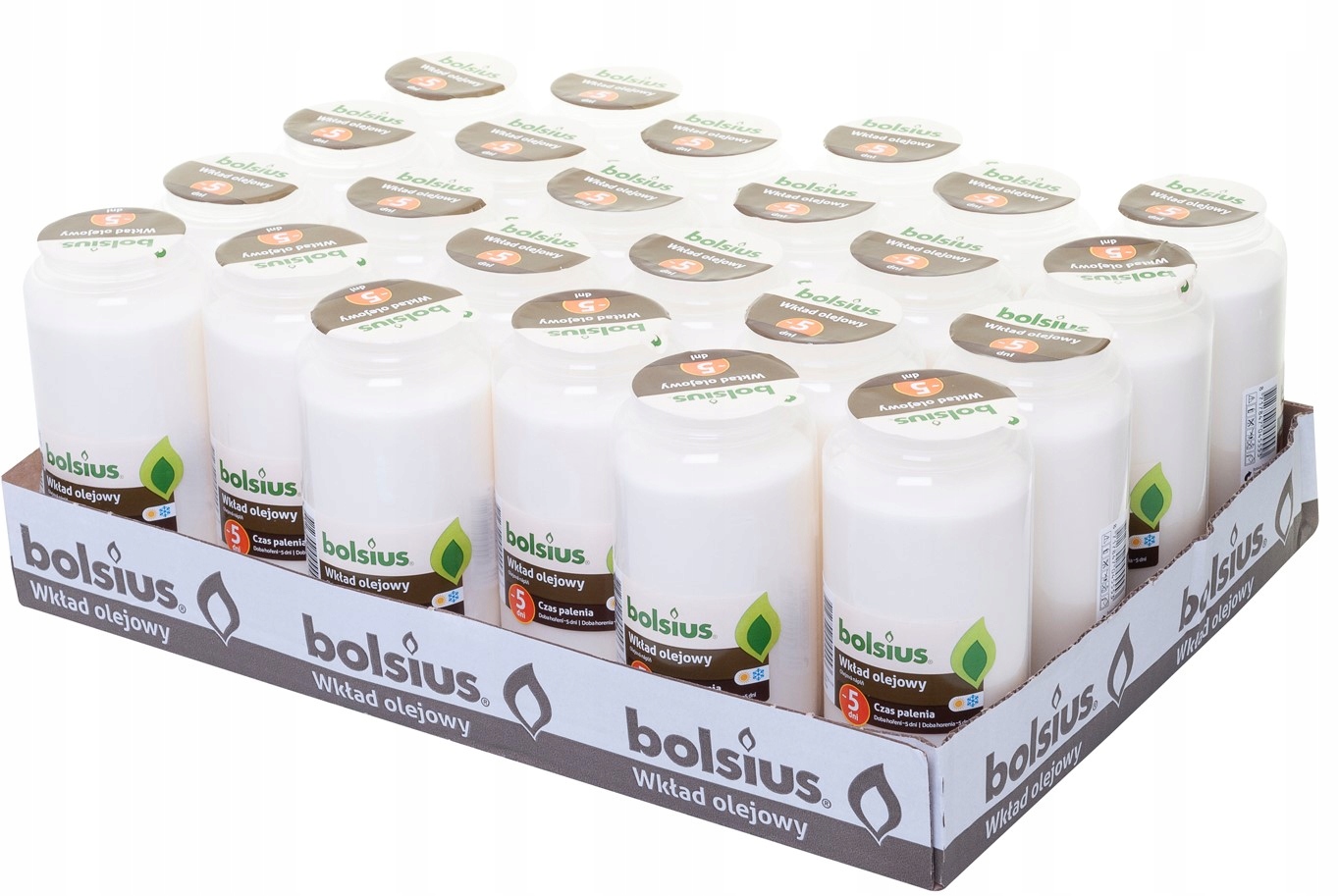 

Bolsius wkład olejowy 5 dni palenia 24 sztuki