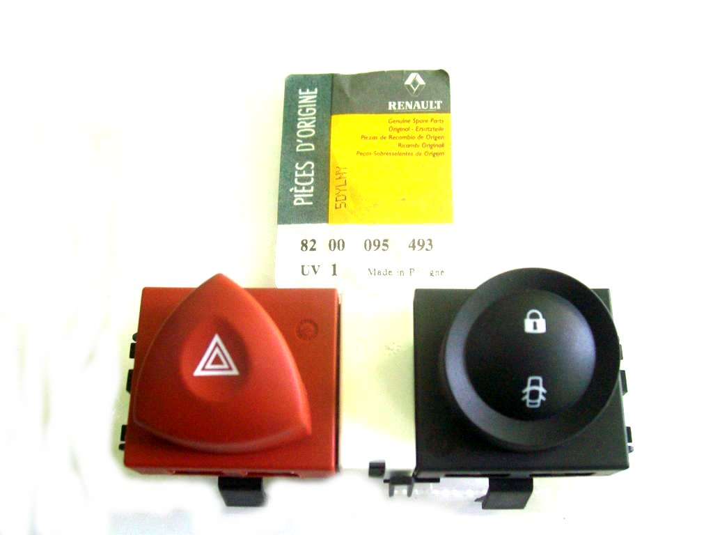 interruttore luci Luci di emergenza RENAULT SCENIC 8200095493