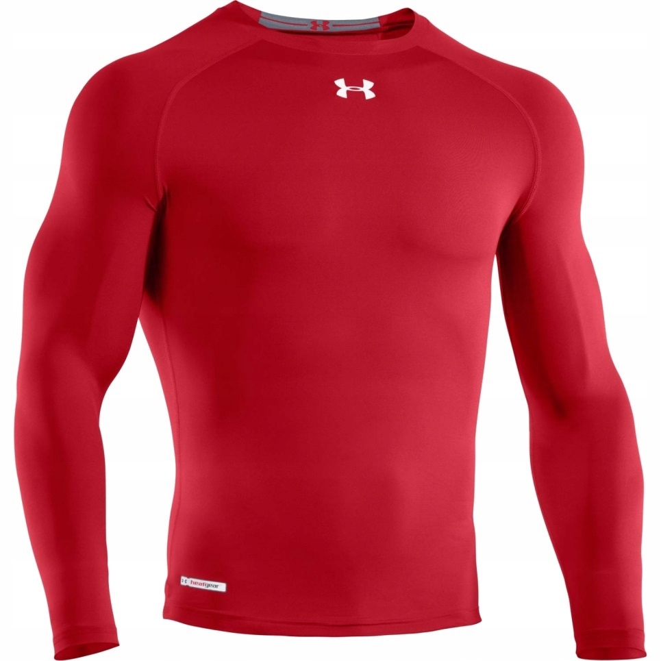 UNDER ARMOUR koszulka kompresyjna LS RED XL Rozmiar XL