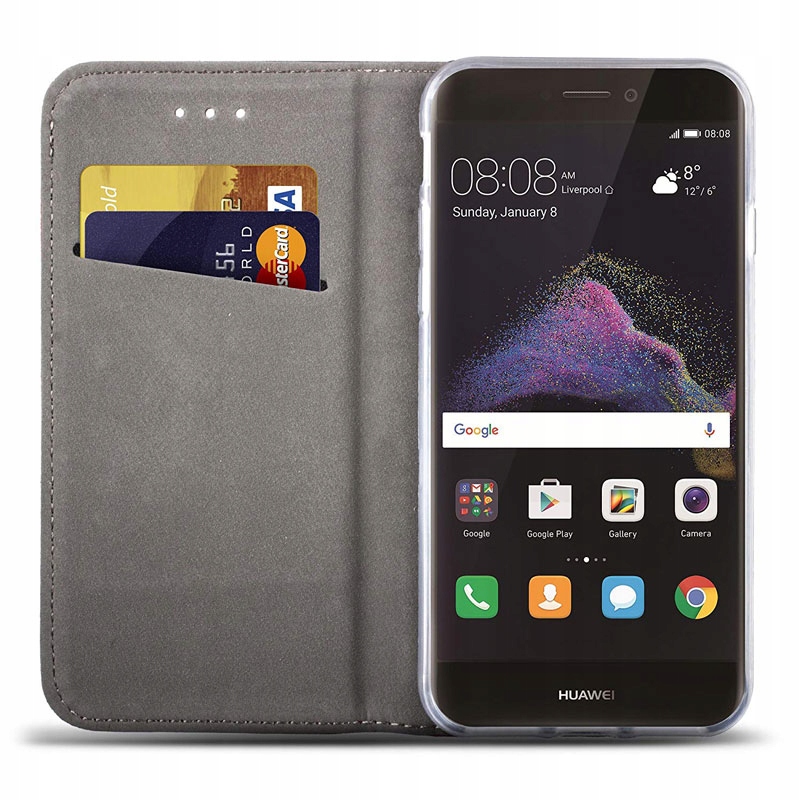 Etui Smart Magnet do Huawei P9 Lite 2017 + Szkło Dedykowany model P8 Lite 2017