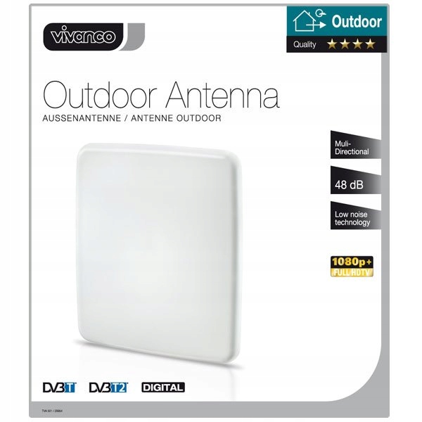 Inteligentna Iq Antena Panelowa DVB-T2 Tv Vivanco