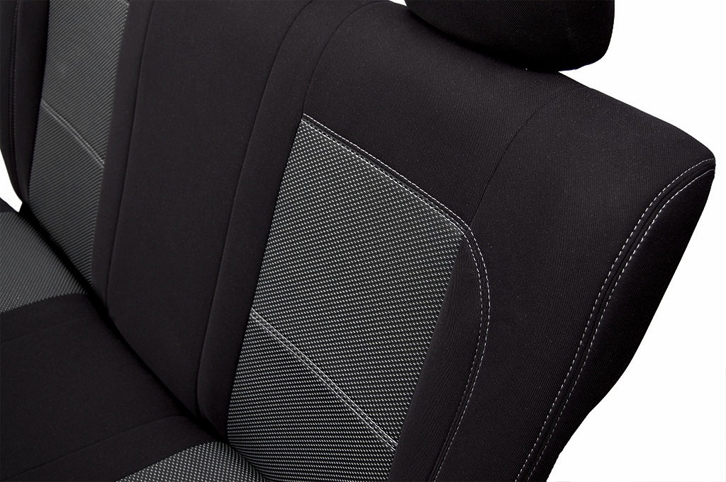 Citroen C4 Aircross Pokrowce na fotele samochodowe szyte na miarę ŻAKARD Kolor czarny