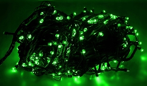 LAMPKI CHOINKOWE LED 200 ZIELONE 15M CHOINKA