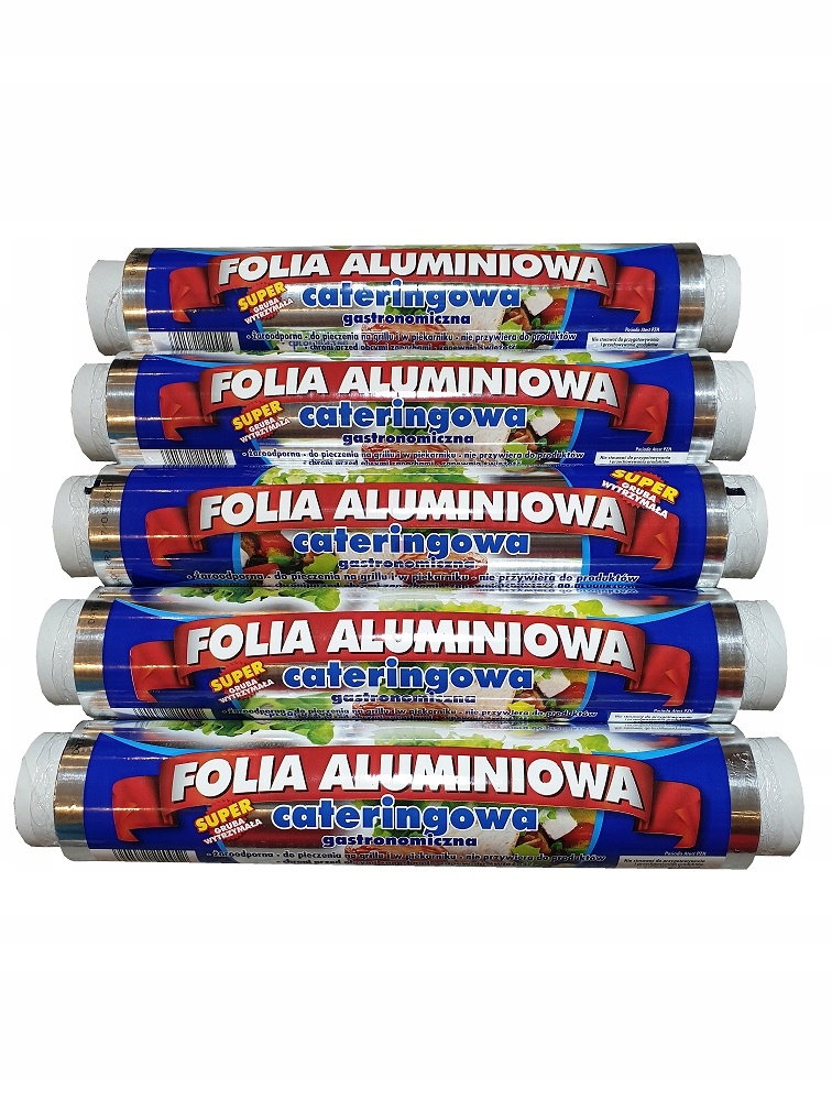

Folia Aluminiowa Spożywcza S30cm /W1kg Mocna/ 5szt