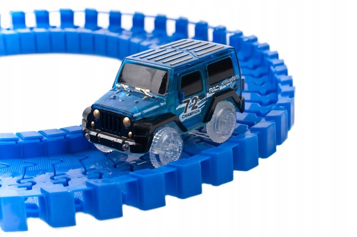 1 x AUTO DO TOR SAMOCHODOWY ŚWIECĄCY GLOW TRACKS Bohater brak