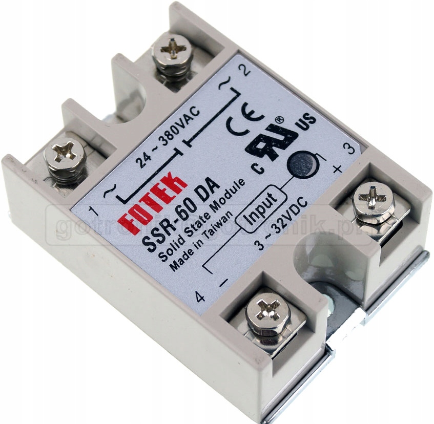 

SSR-60DA przekaźnik półprzewodnikowy Fotek_BTE-645