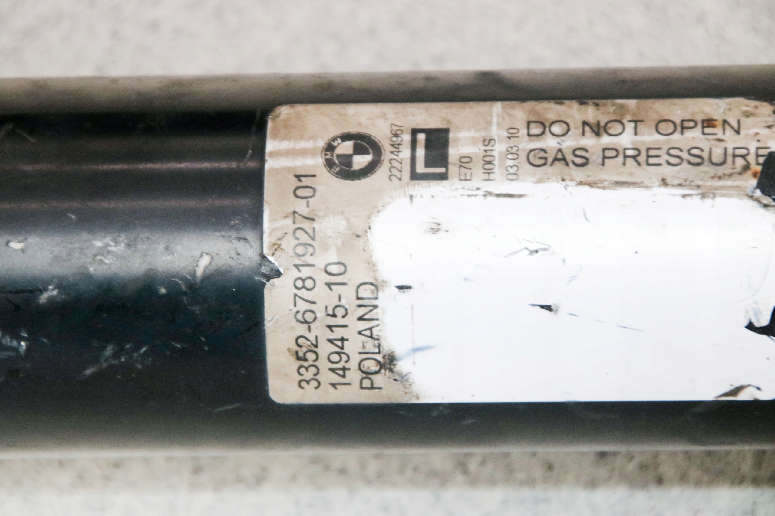 BMW X5 E70 M-SPORT shock absorber left rear part rear 6781927