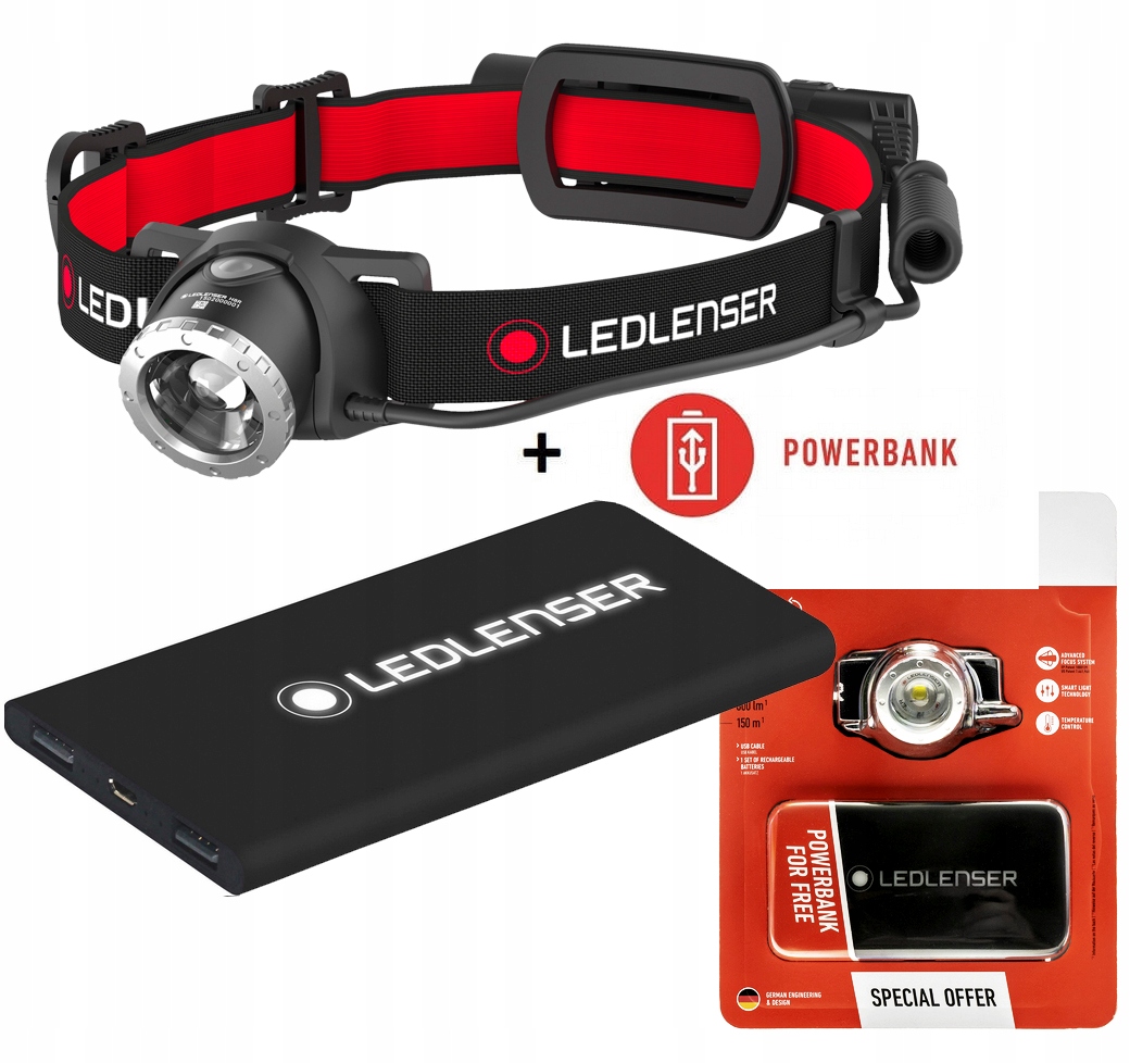 

Latarka Czołowa Czołówka Ledlenser H8R IP54 600lm