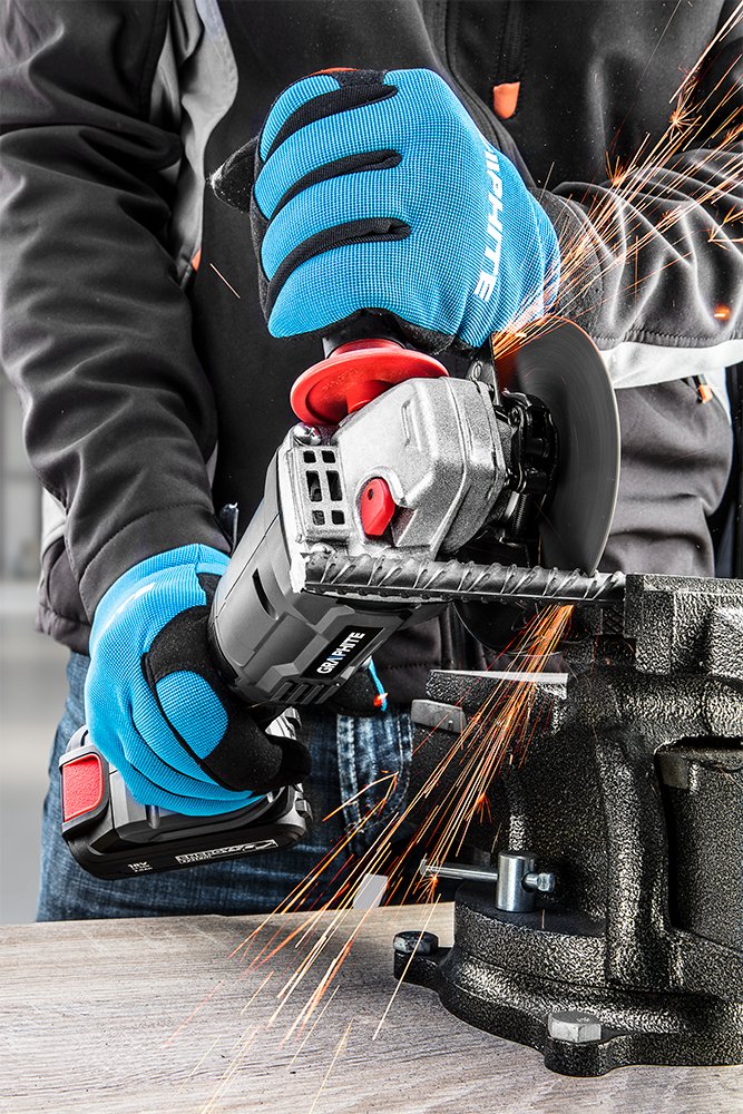 SZLIFIERKA KĄTOWA 18V 2 x akumulator GRAPHITE Napięcie (V) 18 V