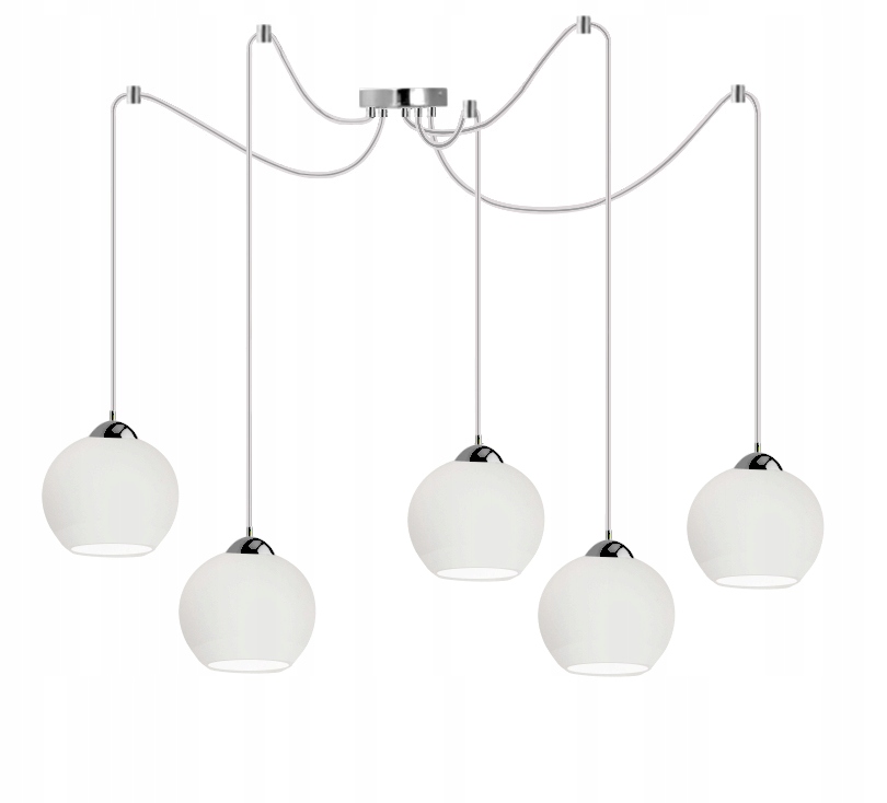 NOWOCZESNA LAMPA WISZĄCA ,PAJĄK ŻYRANDOL KULA 1000