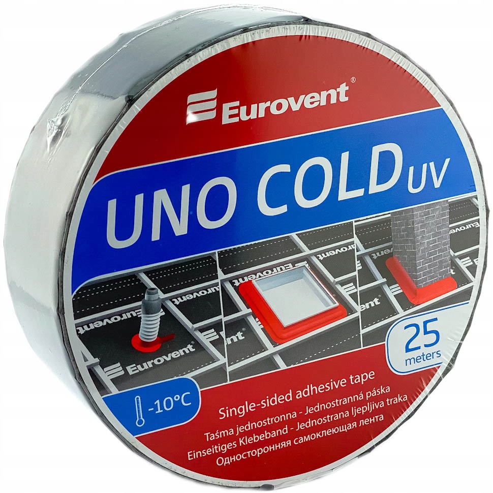 12x Uno Cold Uv Páska na spájanie a opravu membrán 50mm x 25m aj pri -10°C