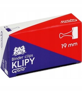

Klipsy Klip Biurowe Grand 19 MM x 12 Sztuk