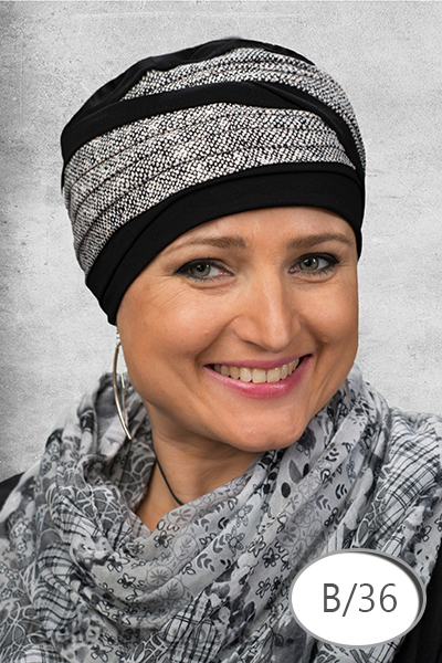 Turban LAURA BAMBUS Turbany po chemioterapii PRINT Kolor wielokolorowy