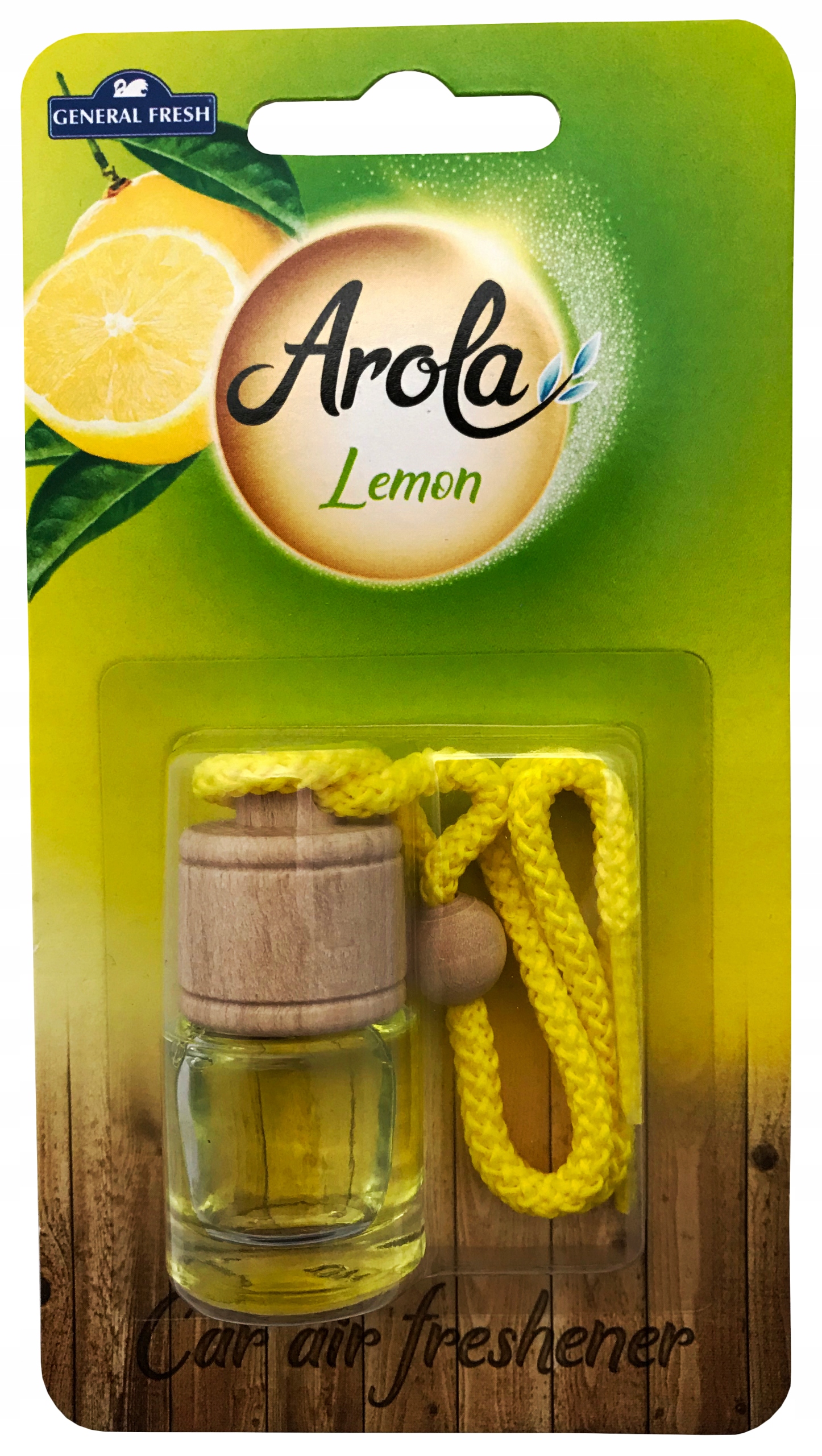 

Odświeżacz do auta Car Perfume Wood 5ml Cytryna