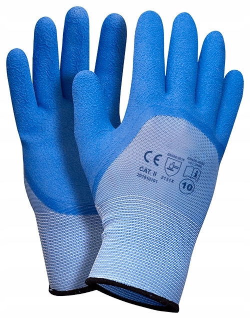 RĘKAWICZKI RĘKAWICE ROBOCZE SPIENIONY LATEKS 9