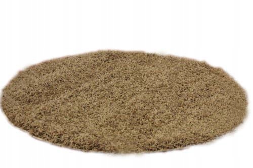 Plyšový Měkký Koberec Shaggy 100x100 Kolo