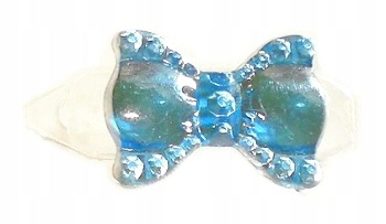 

Spinki Mini Kokardki 2cm Brylanciki Kokardka York