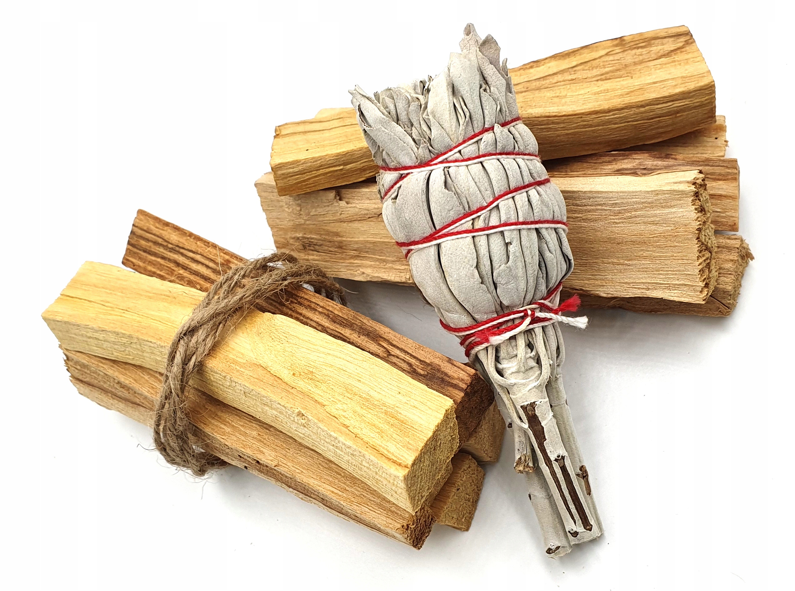 

Kadzidła 2x Biała Szałwia Pęczek i 100g Palo Santo
