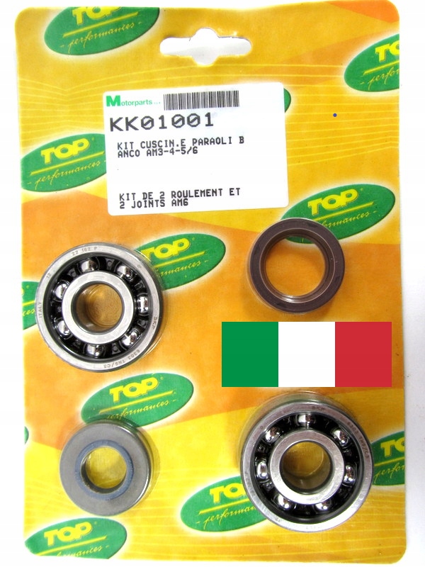 KK01001 - ПОДШИПНИКИ ВАЛА НА ВАЛ MINARELLI AM6 TZR RIEJU XR6 50
