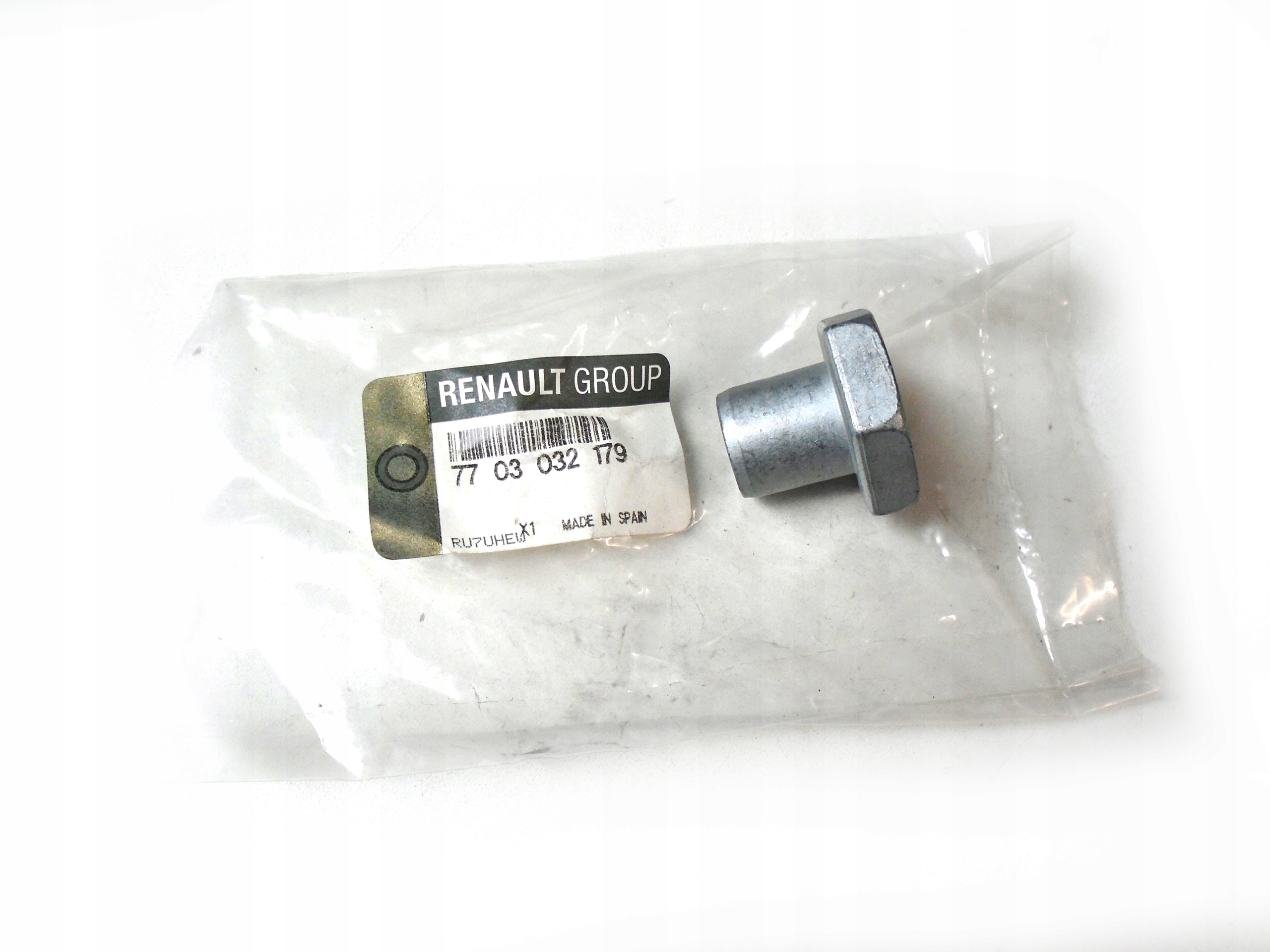 Nakrętka wahacza Renault Dacia 7703032179 Producent części Renault OE