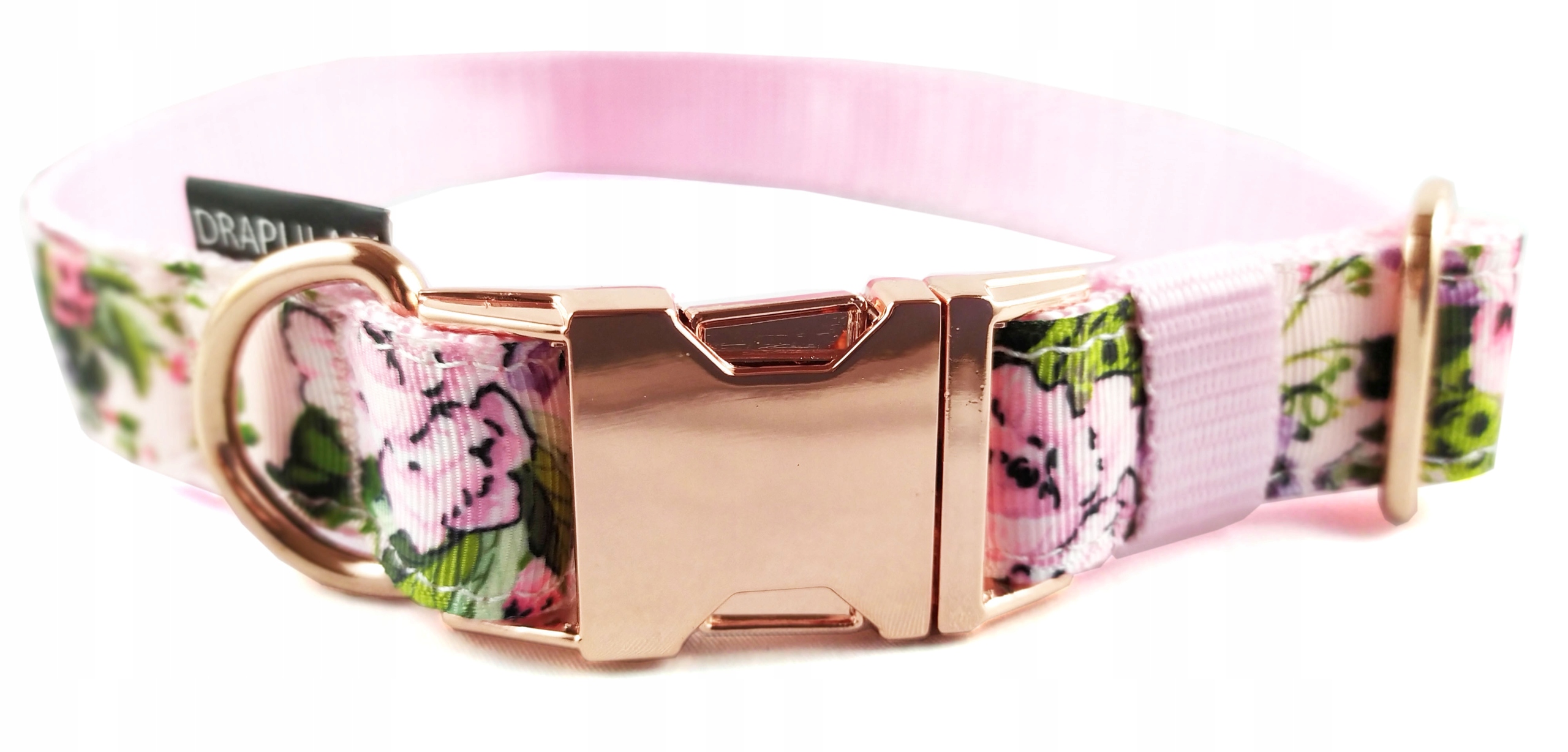 

Piękna Mocna kwiecista obroża drapula 35-50cm M