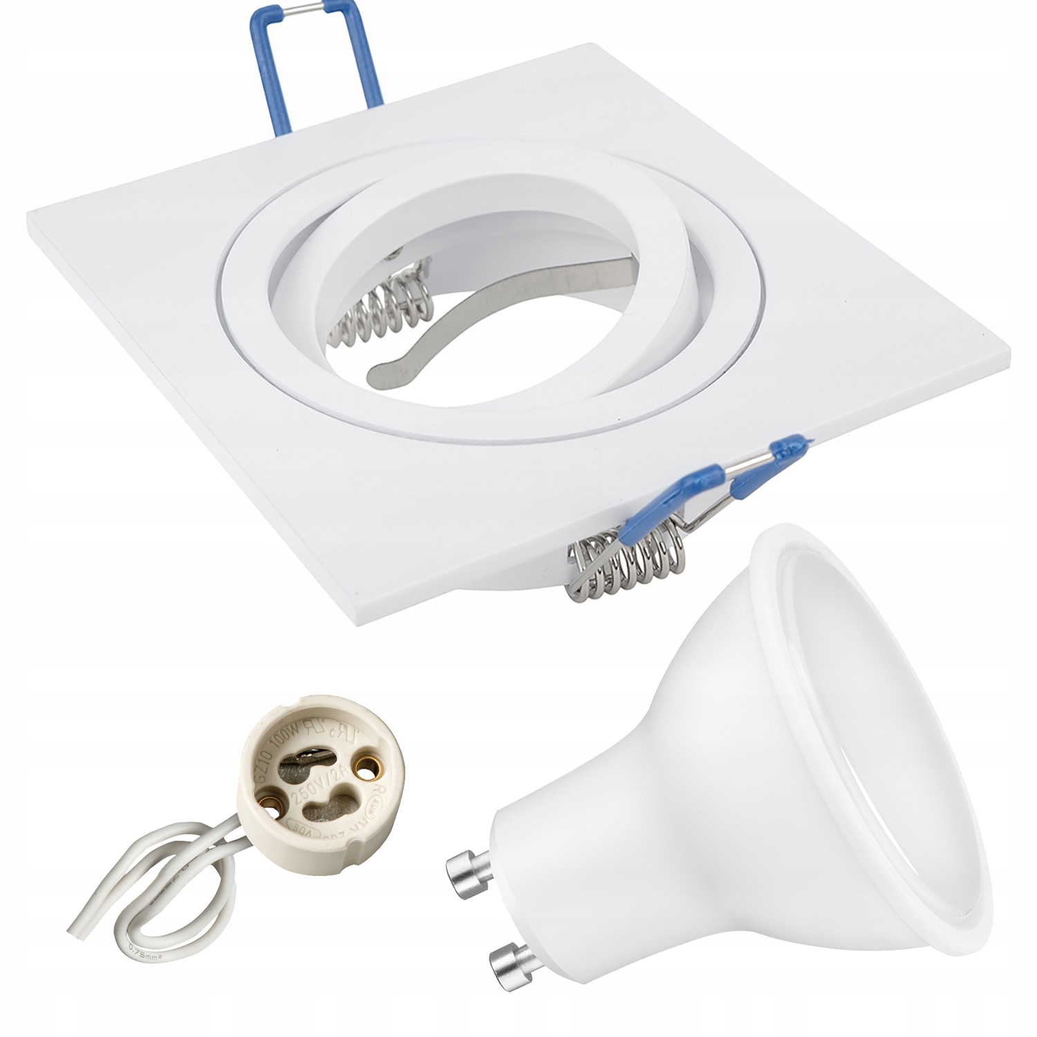 ZESTAW oprawa halogenowa ruchoma + GU10 LED 10W