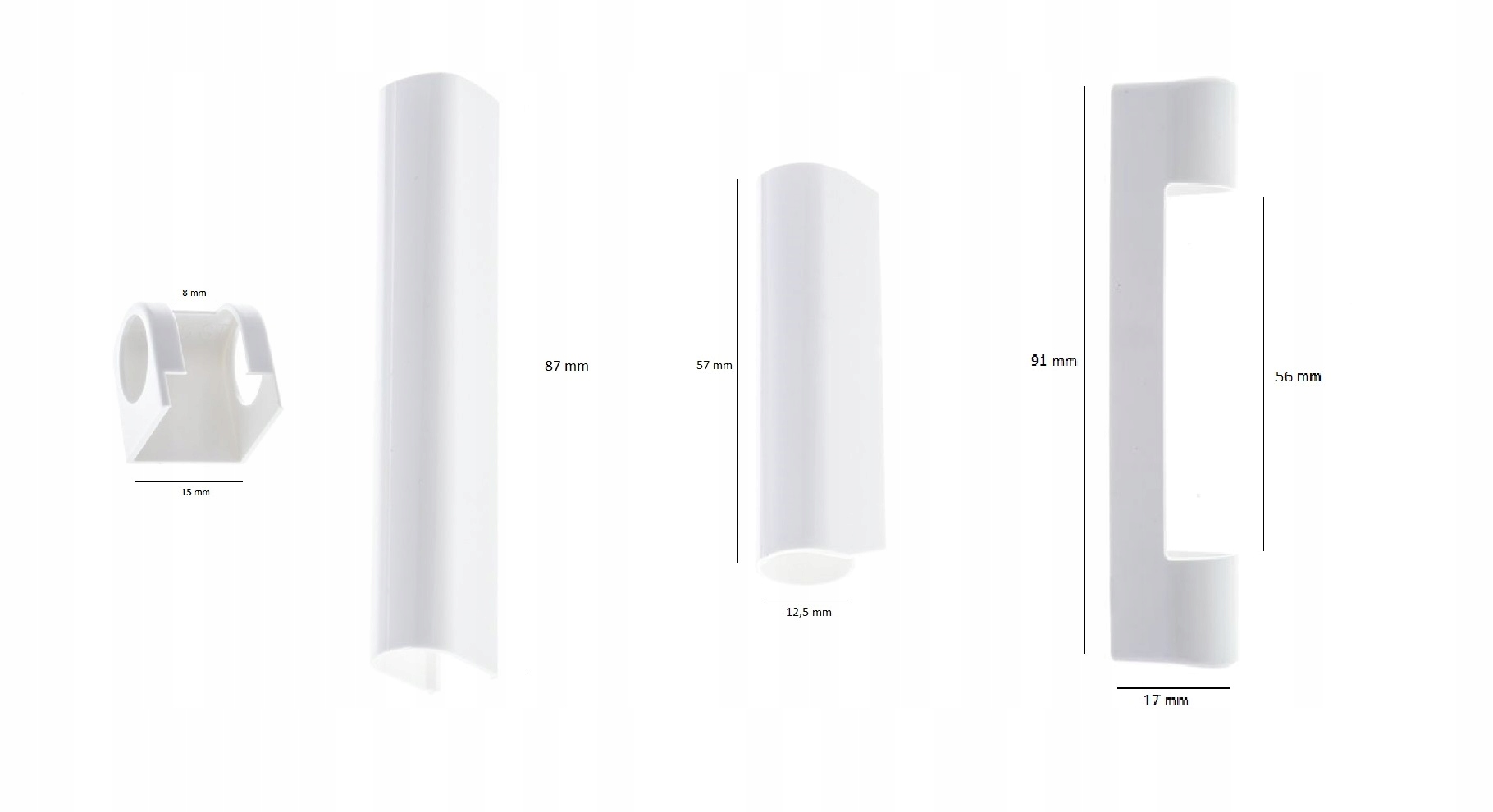 WINKHAUS osłonki na zawiasy komplet do okna drzwi EAN (GTIN) 4026058050107