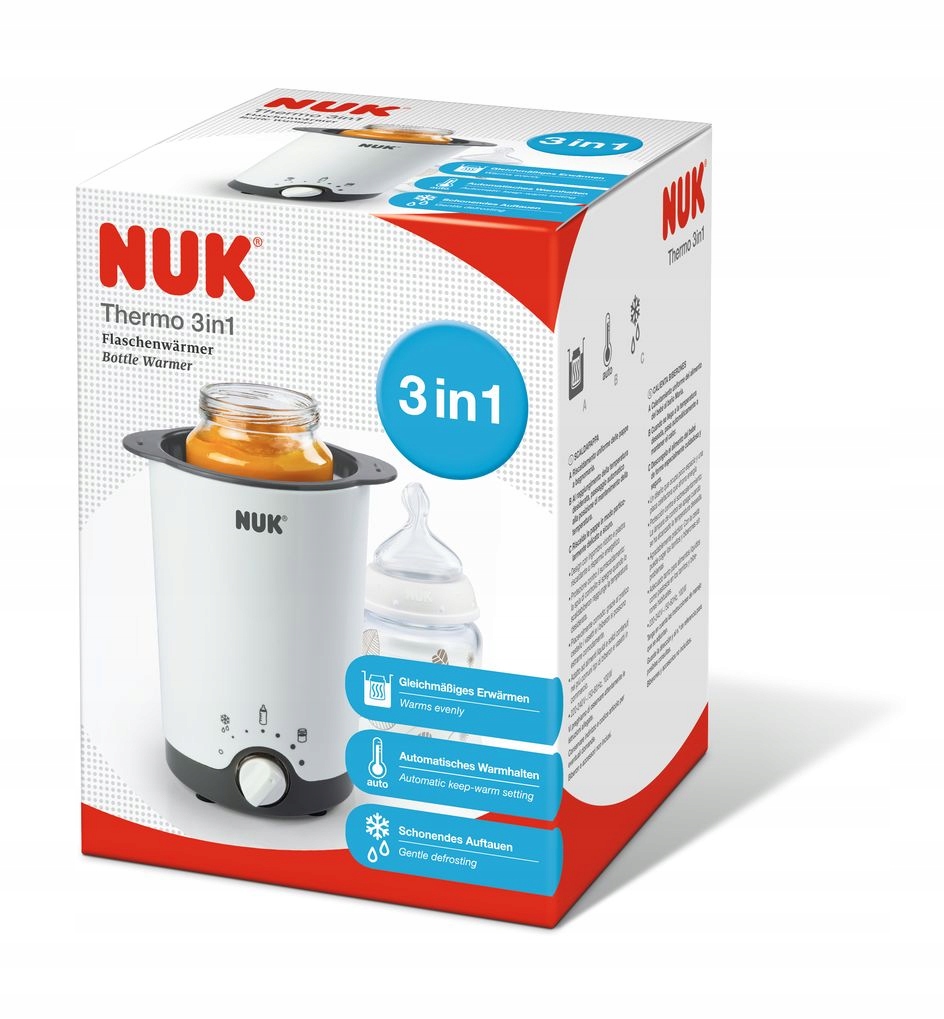 NUK Podgrzewacz Do Butelek 3w1 Delikatne Podgrzewanie I Rozmrażanie — miniatura 9