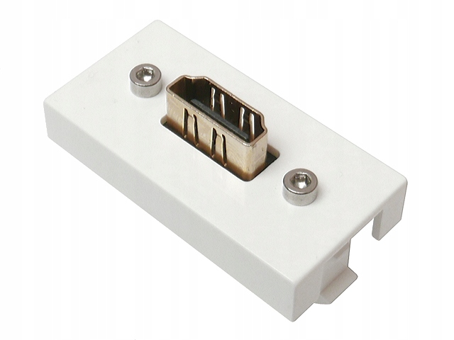

Moduł Mediabox 22.5x45 łączn. Hdmi 4K prosty biały