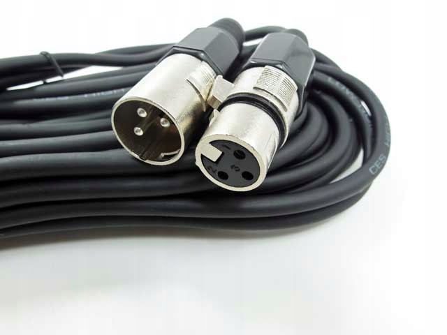 

kabel przewód wt 3pin Xlr gn 3pin Xlr 10,0m